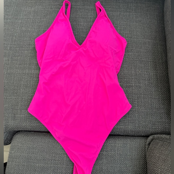 Ta3 Other - TA3 L-ShortVibrant Pink One-Piece Swimsuit